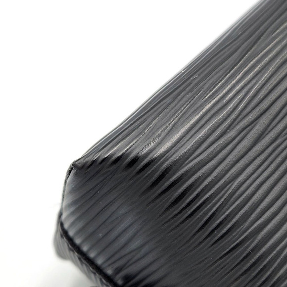 LOUIS VUITTON Epi Pochette Tick M41348 Black Pouch - Picture 7 of 10